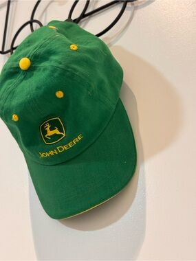 John Deere Green Cap with Yellow Embroidered Logo 100% cotton